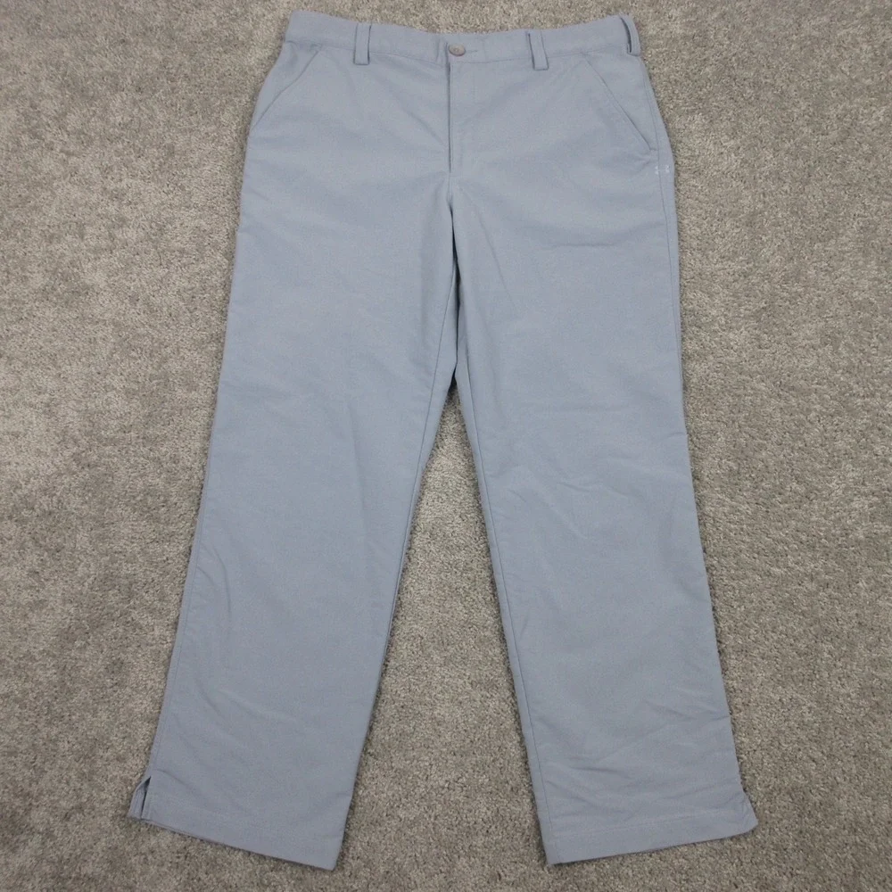 Under Armour Pants Mens 36x30‎ Gray Solid Performance Stretch Golf Wick UA Drive